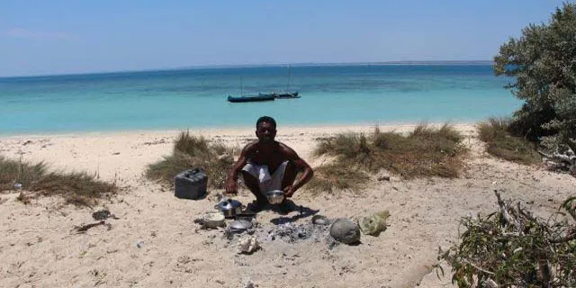 La vie sur les côtes de Madagascar.