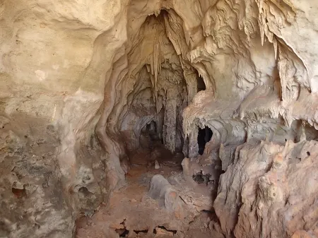 Les grottes d'Anjohibe de la cote Nord Ouest de Madagascar.