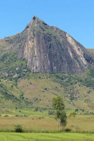 Paysage d'une montagne dans un parc national.